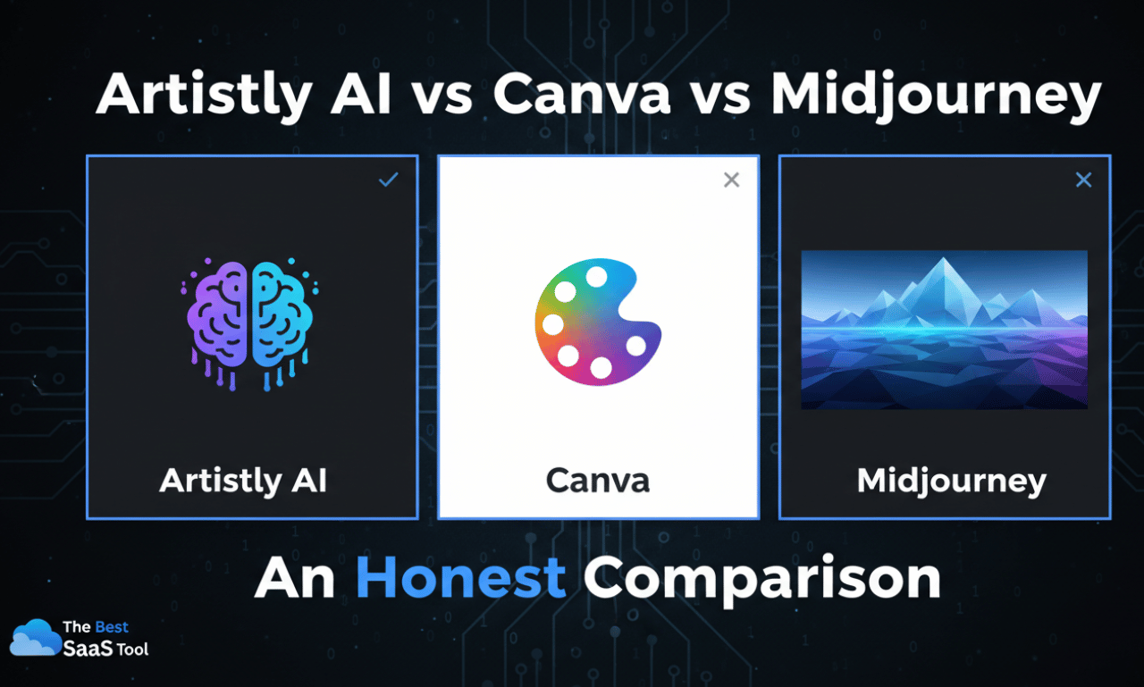Artistly AI vs Canva vs Midjourney: An Honest Comparison in 2026