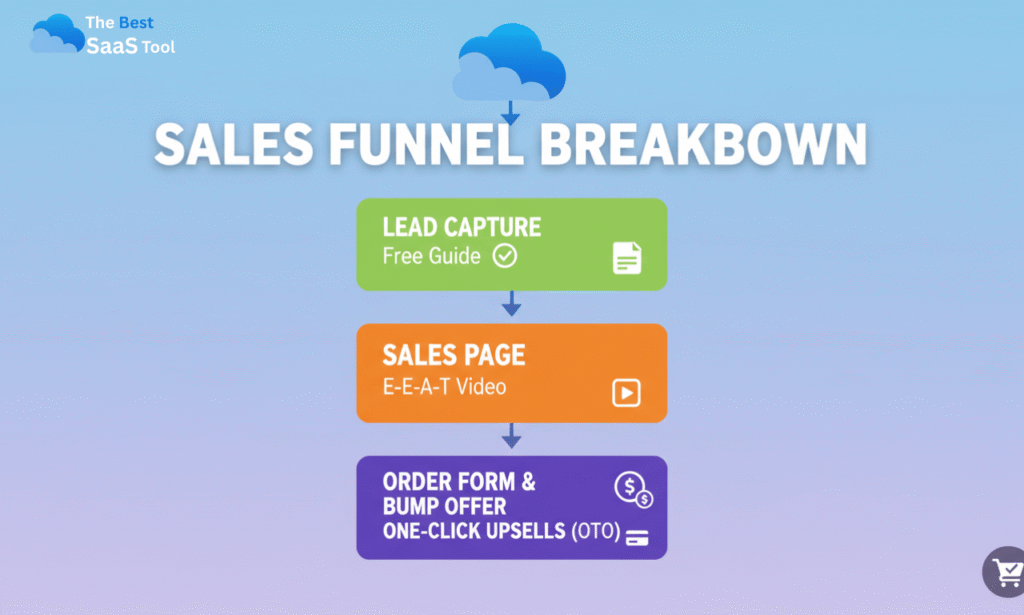 How a sales funnel works in ClickFunnels